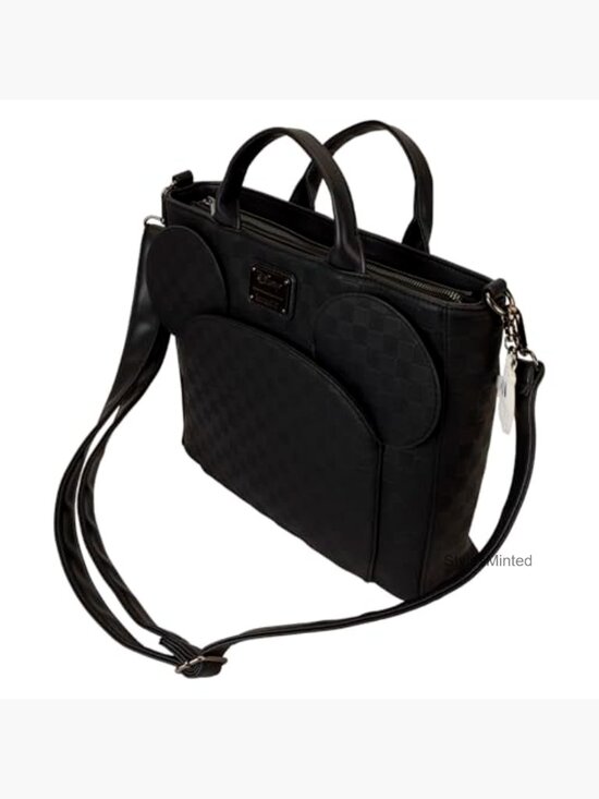 Convertible Backpack & Tote Bag with Faux Leather and Adjustable Straps main image 4